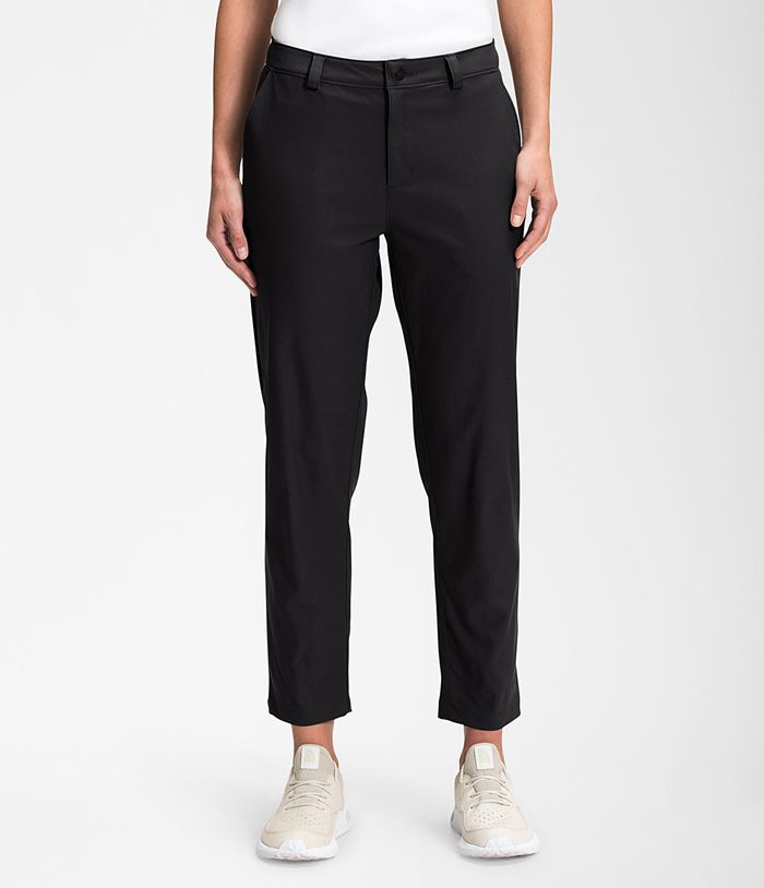 The North Face Womens Pants City Standard Ankle 107LJASUC - Black
